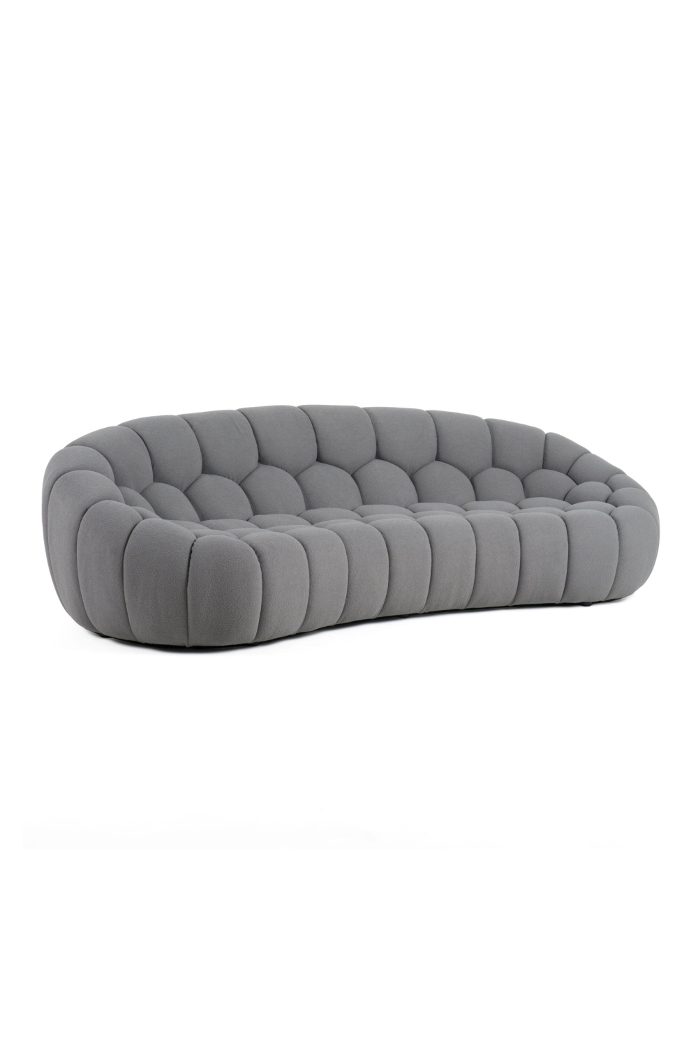 Hexagonal-Tufted Curved Sofa | Oroa.com