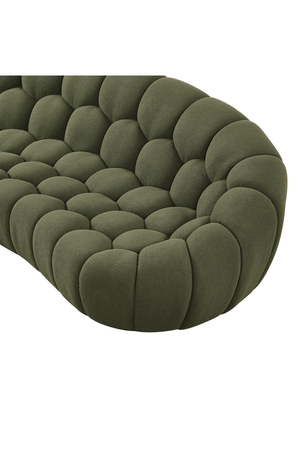Hexagonal-Tufted Curved Sofa | OROA Modern Yolonda | Oroa.com