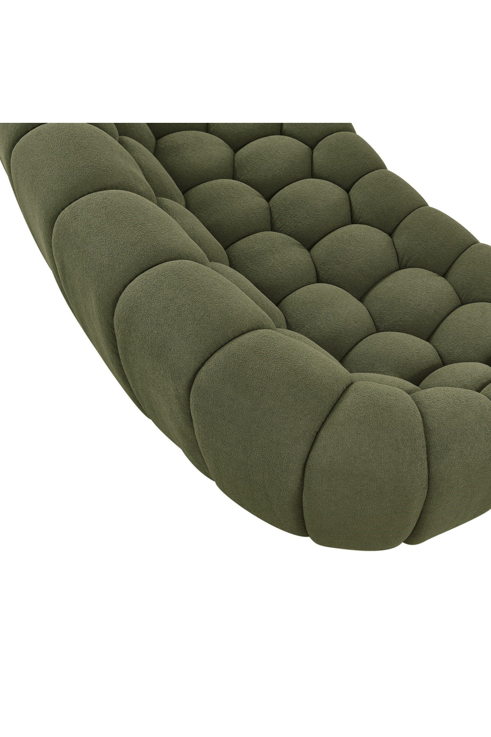 Hexagonal-Tufted Curved Sofa | Oroa.com