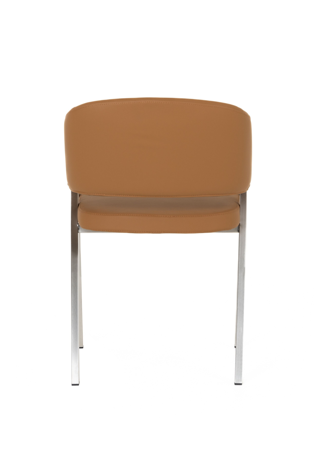 Curved Vegan Leather Dining Chairs (2) | OROA Modern Marcus | Oroa.com