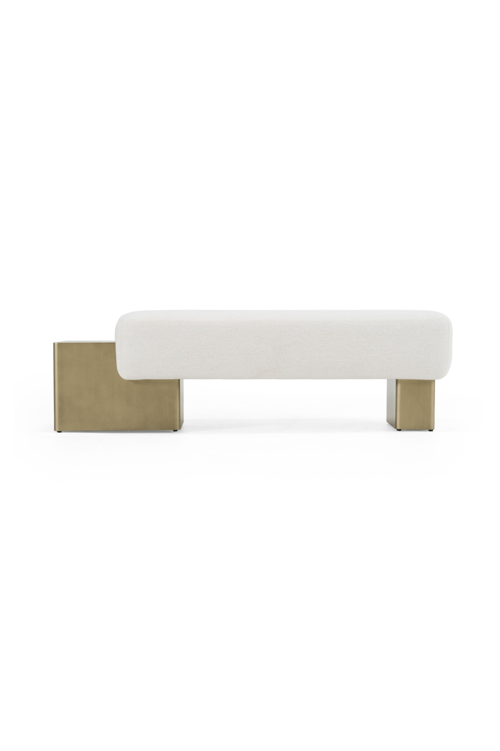 White Fabric Bench | OROA Modern Triumph | Oroa.com