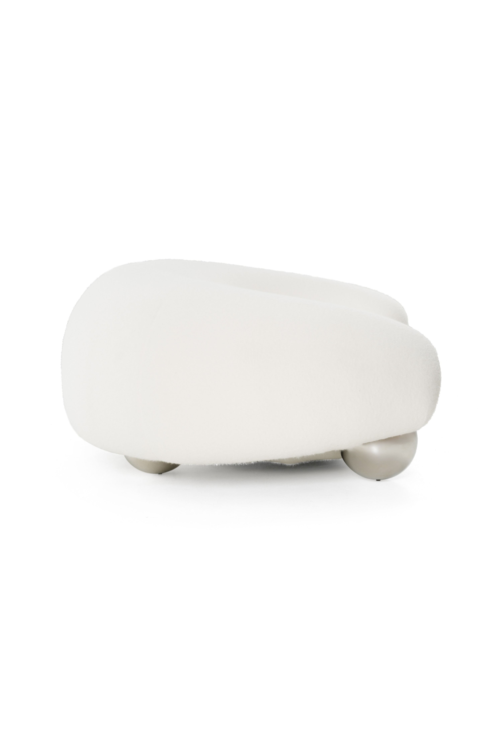 Stainless Steel Round Legs Sofa – Fortune – rear view