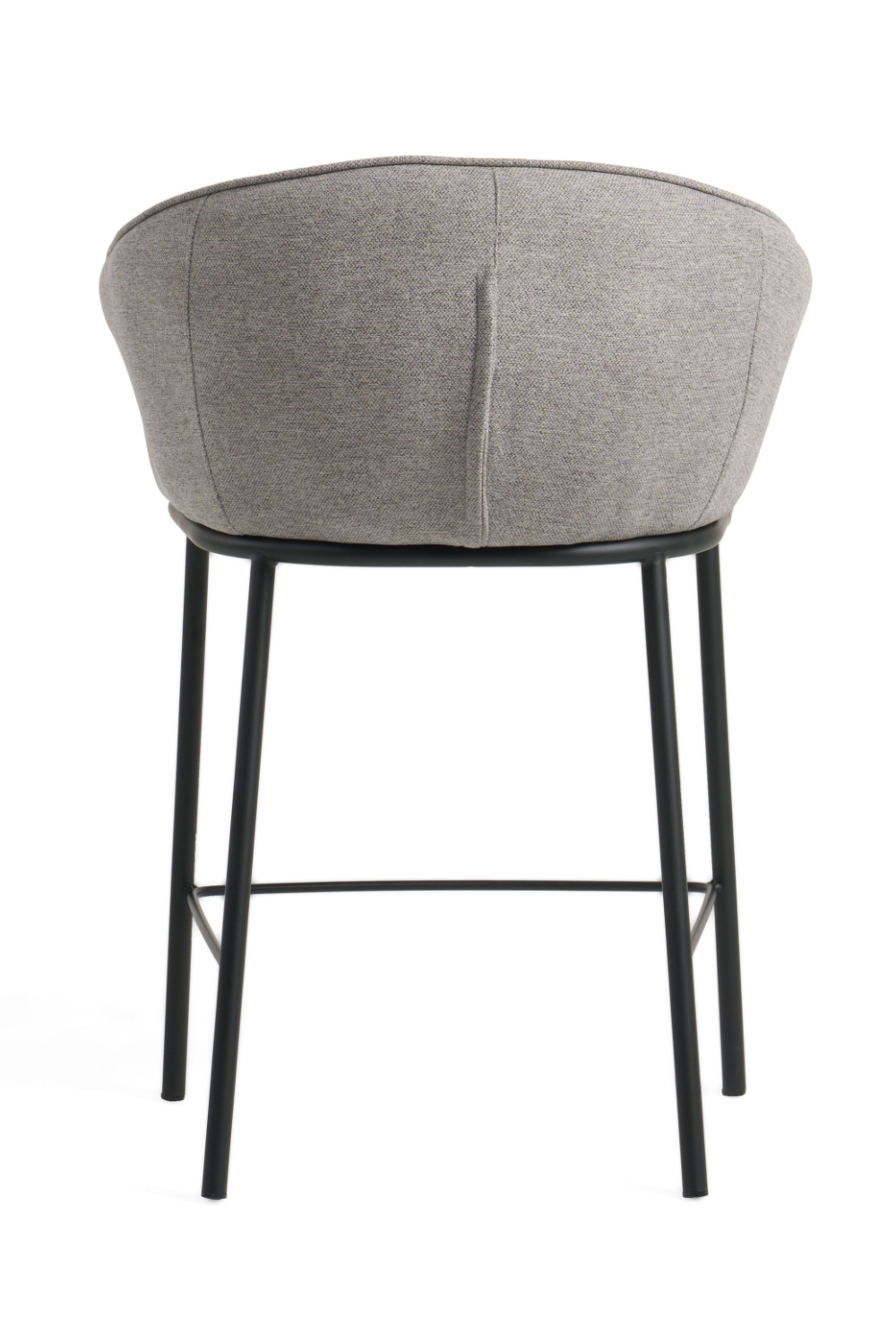 Gray Curved Counter Stool | Oroa.com