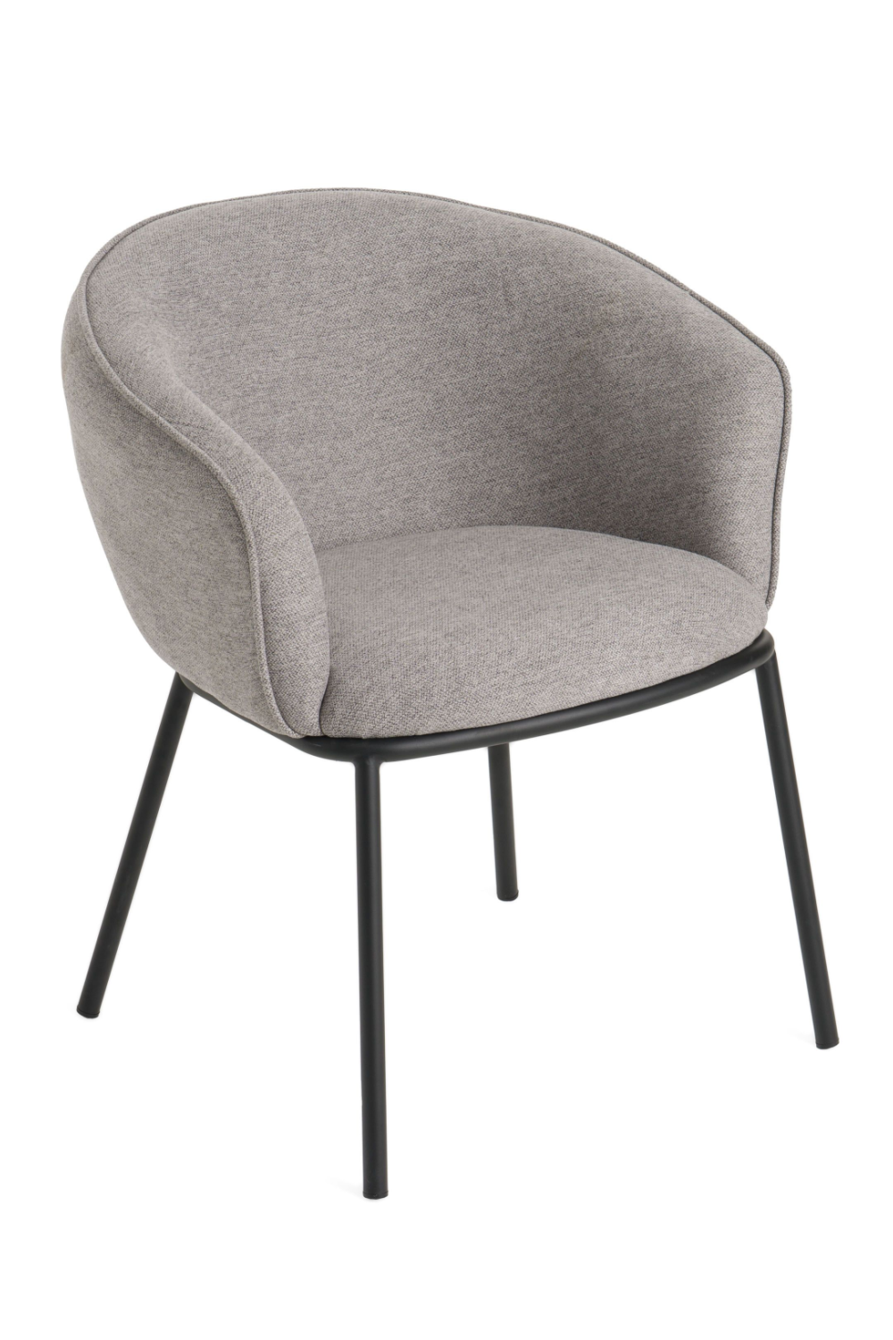 Curved Gray Dining Chair | OROA Modern Nillie | Oroa.com