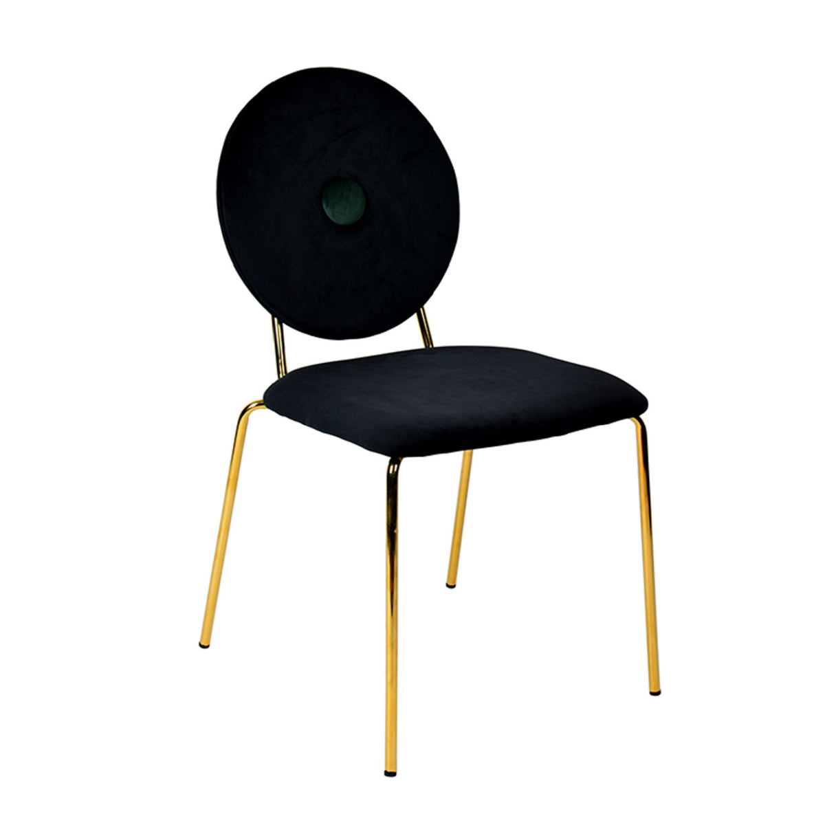Black Velvet Dining Chair | OROA Modern Justine