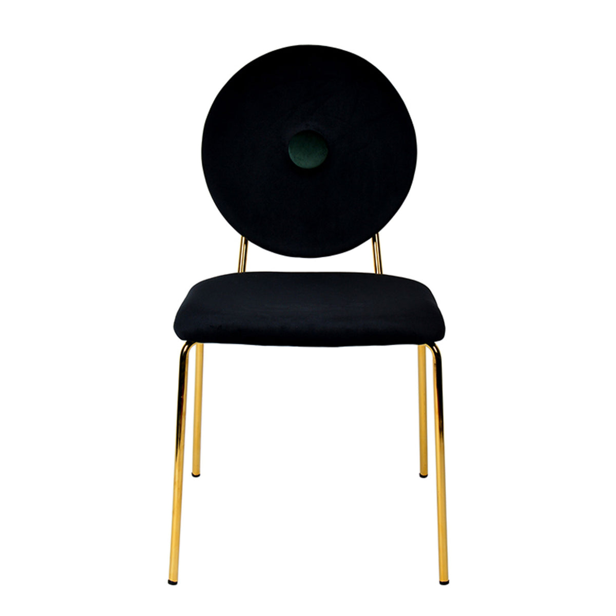 Black Velvet Dining Chair | OROA Modern Justine