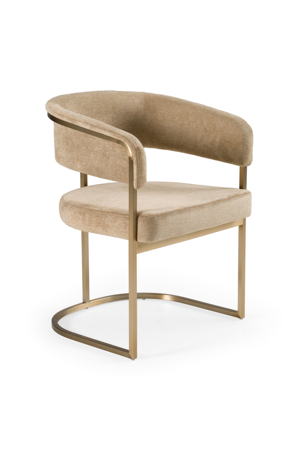 Brass-Framed Dining Side Chair | OROA Modern Sebastian | Oroa.com
