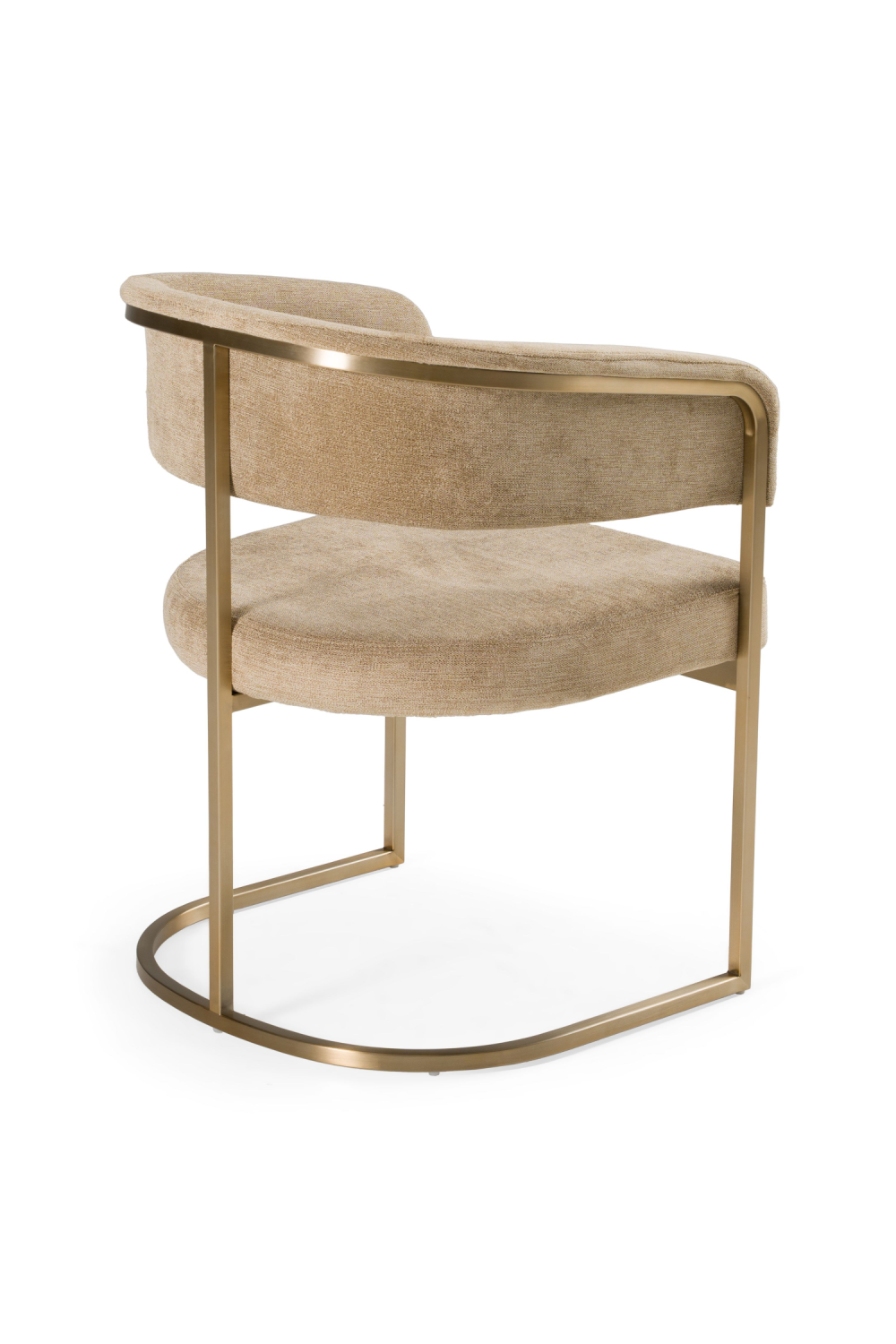 Brass-Framed Dining Side Chair | OROA Modern Sebastian | Oroa.com