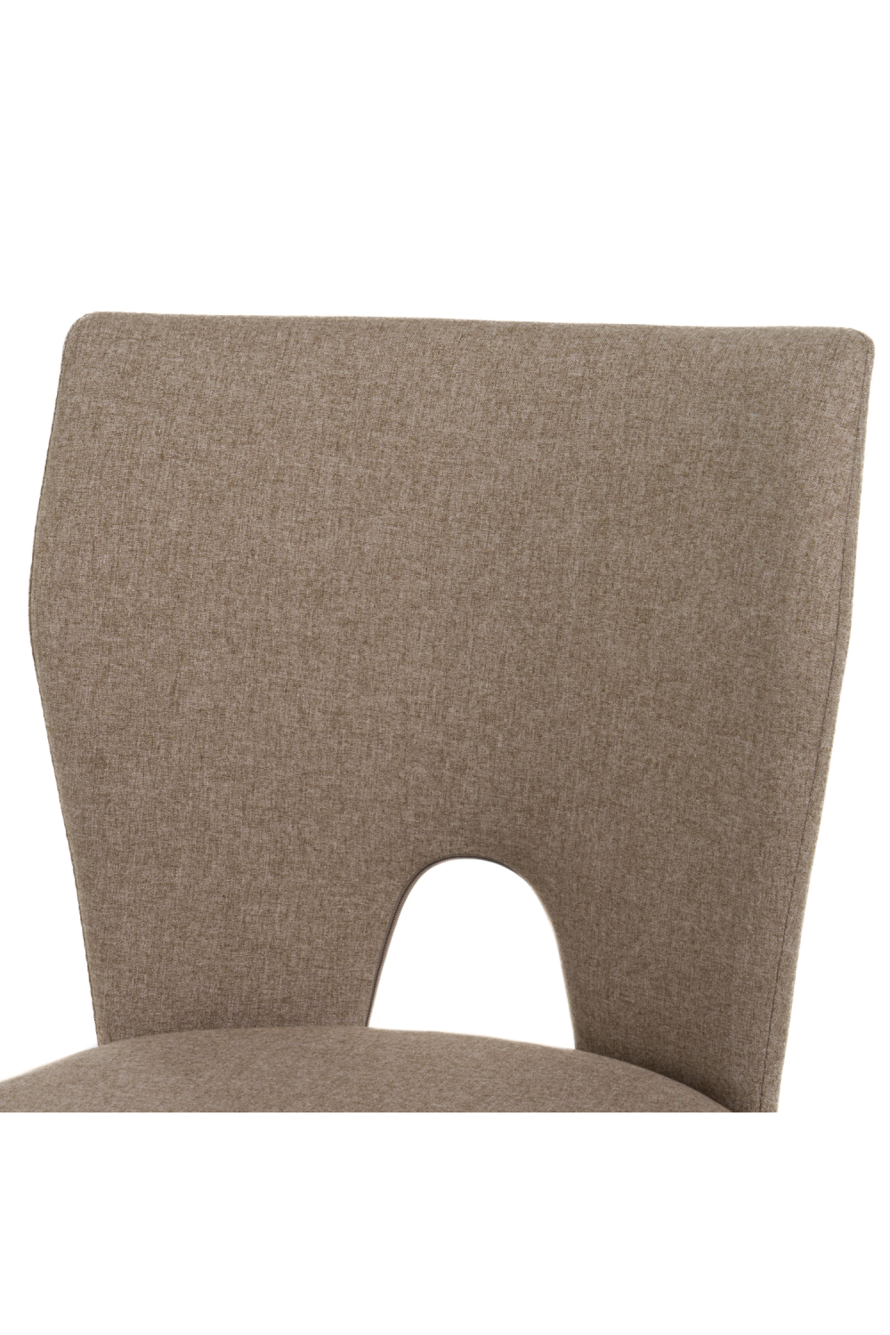 Beige Cutout-Back Dining Chairs (2) | OROA Modern Burton | Oroa.com