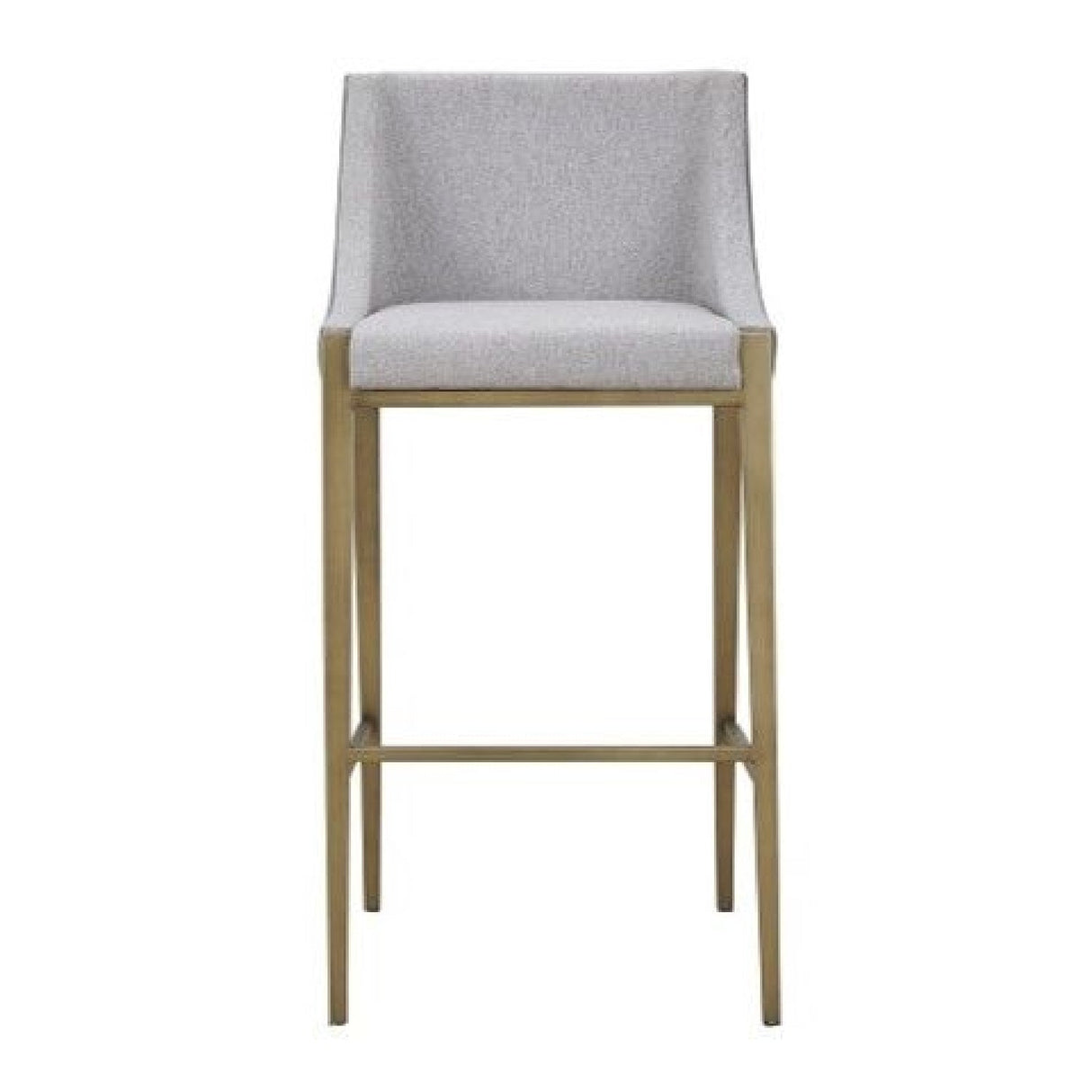 Gray Fabric Bar Stool | OROA Modern Fairview | Oroa.com