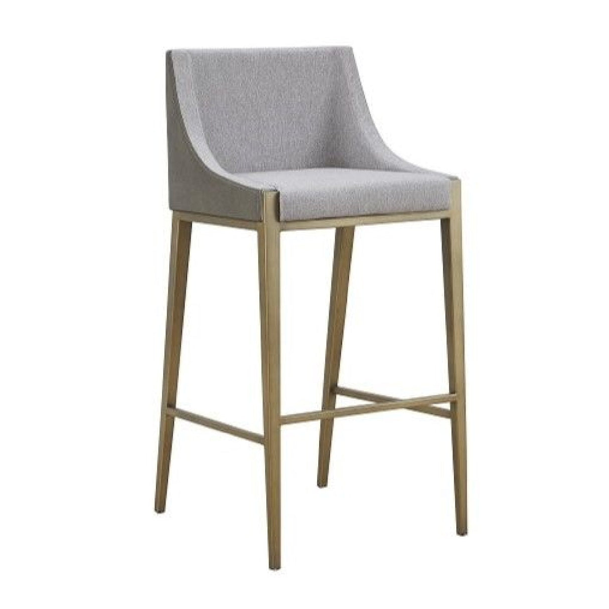 Gray Fabric Bar Stool | OROA Modern Fairview | Oroa.com