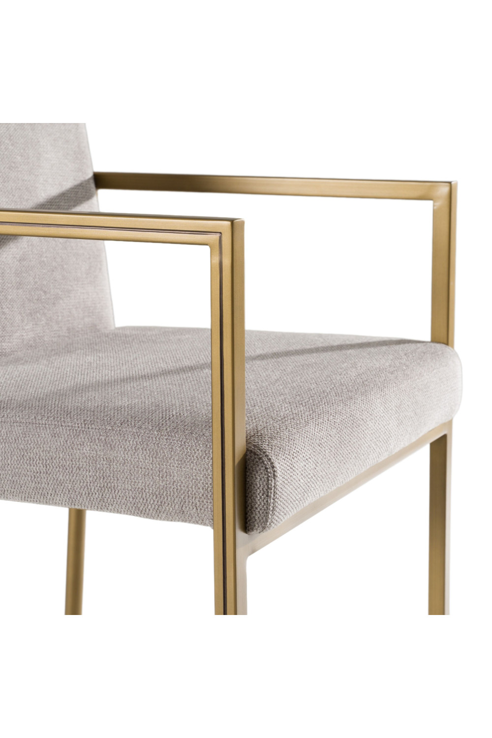 Brass Framed Counter Stool | Oroa.com