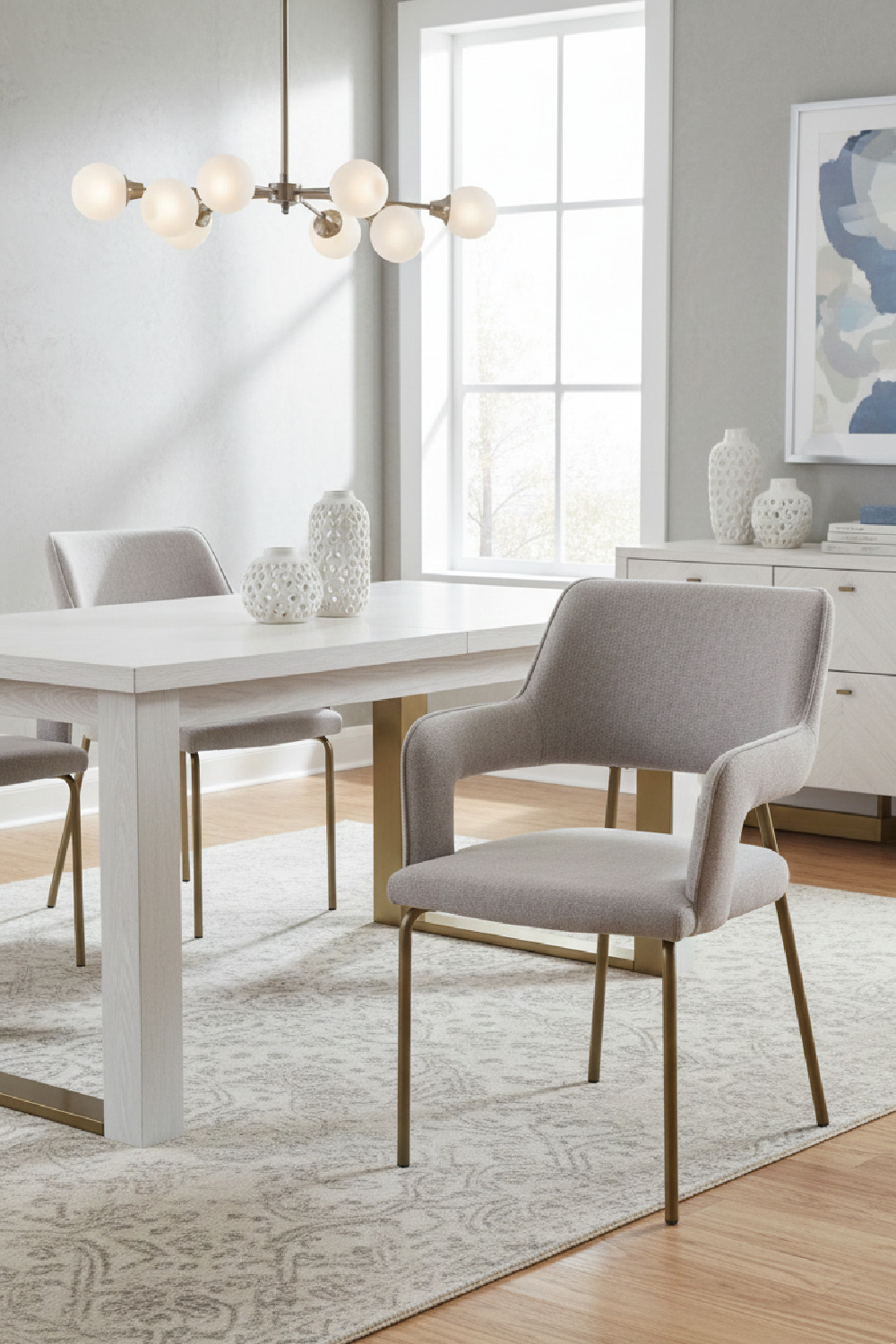 Gray Contemporary Dining Chair | OROA Modern Childers | Oroa.com
