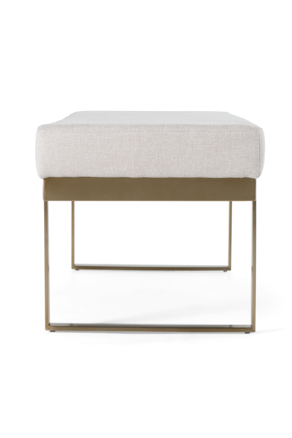 White Upholstered Dining Bench | Oroa.com