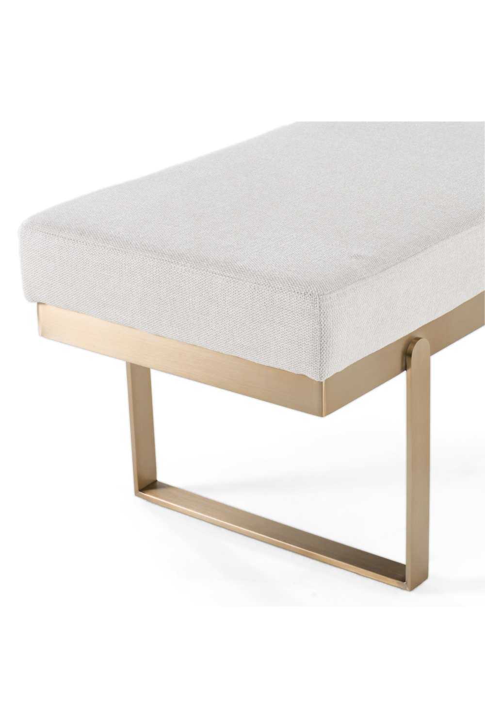 White Upholstered Dining Bench | Oroa.com