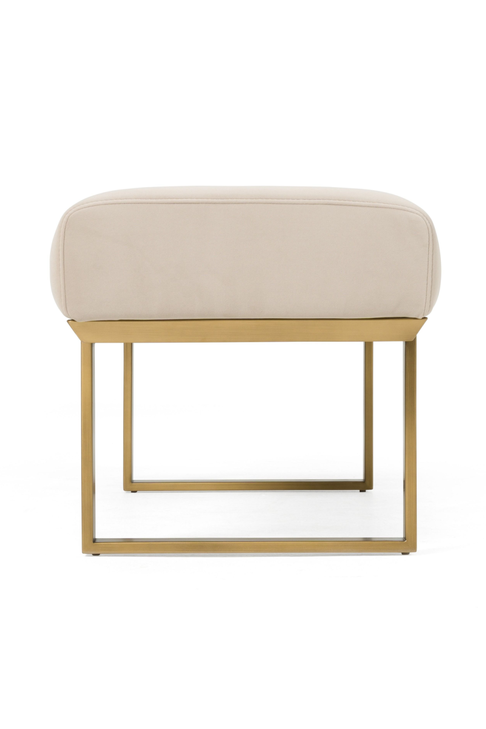 Beige Channeled Dining Bench | OROA Modern Robles | Oroa.com