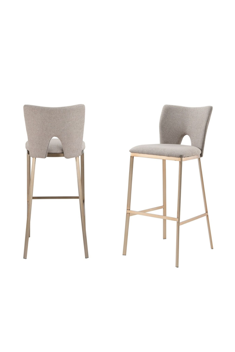 Cutout-Back Bar Stools (2) | Oroa.com