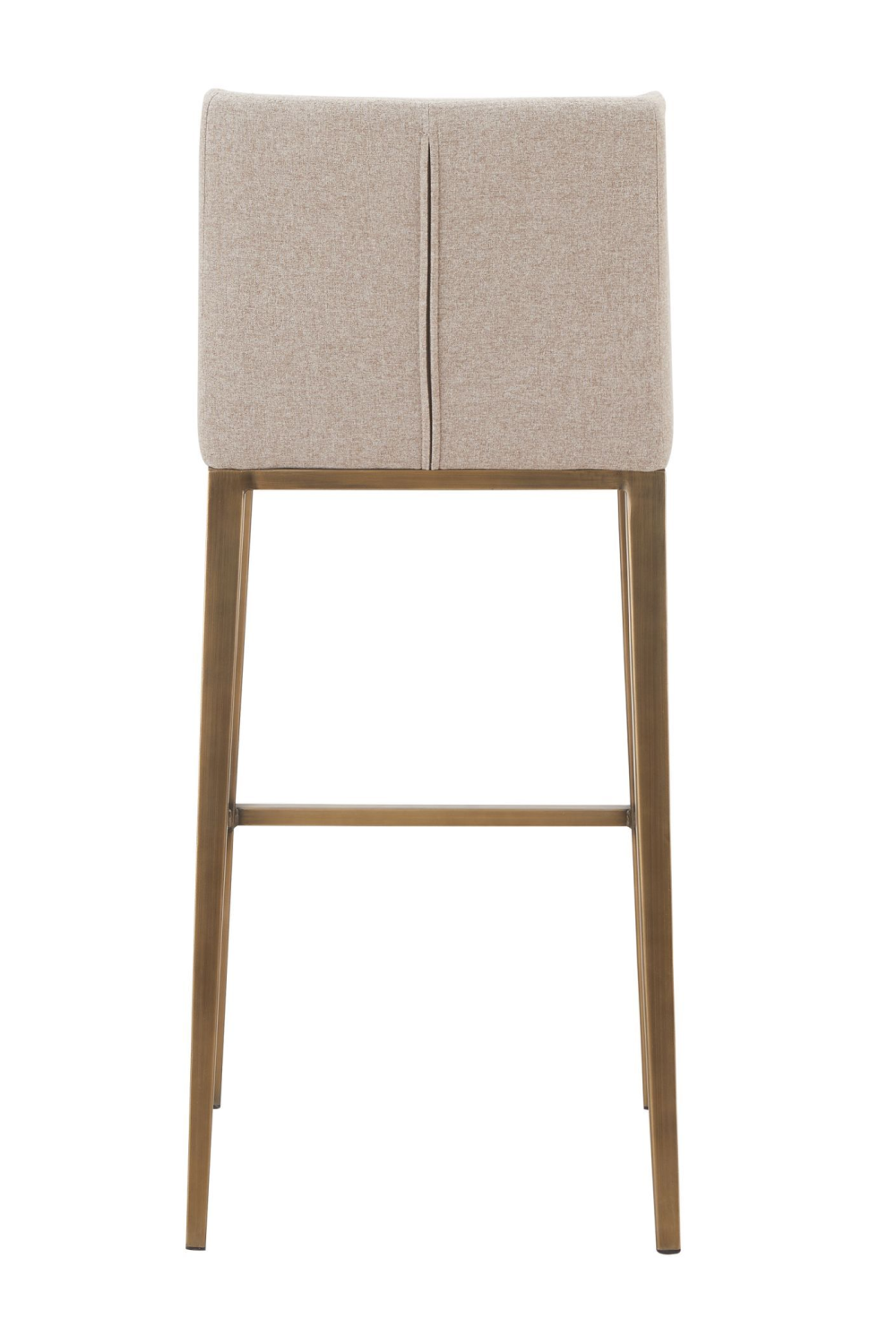 Beige Sloped-Arm Bar Stools (2) | OROA Modern Mimi | Oroa.com