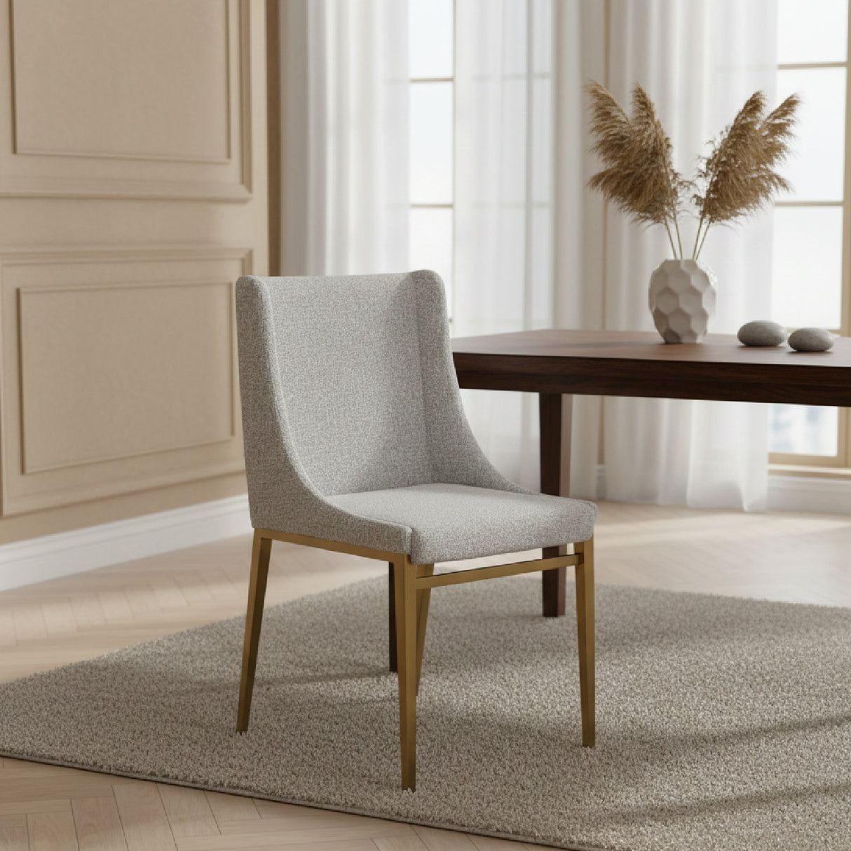 Sloped Arm Dining Chair Set (2) – Mimi – alternate view 8