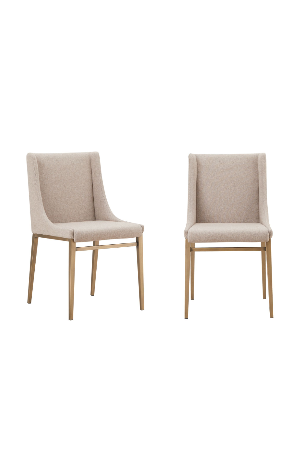 Sloped Arm Dining Chair Set (2) | OROA Modern Mimi | Oroa.com