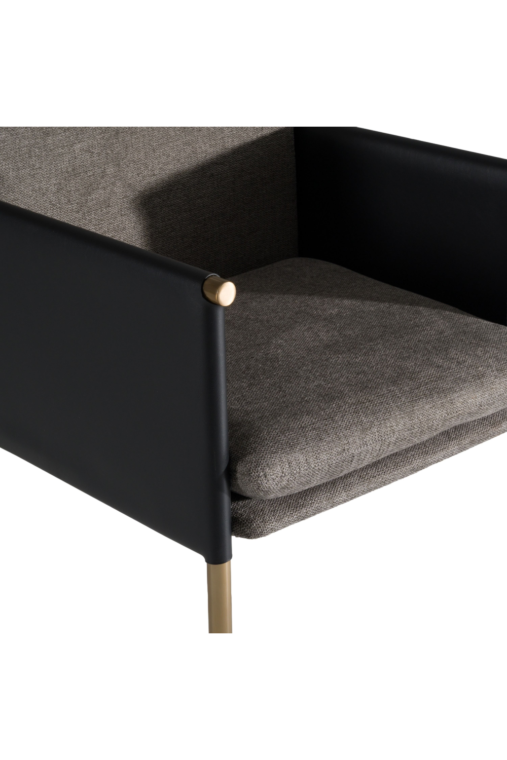 Gray Vegan Leather Dining Chair | Oroa.com