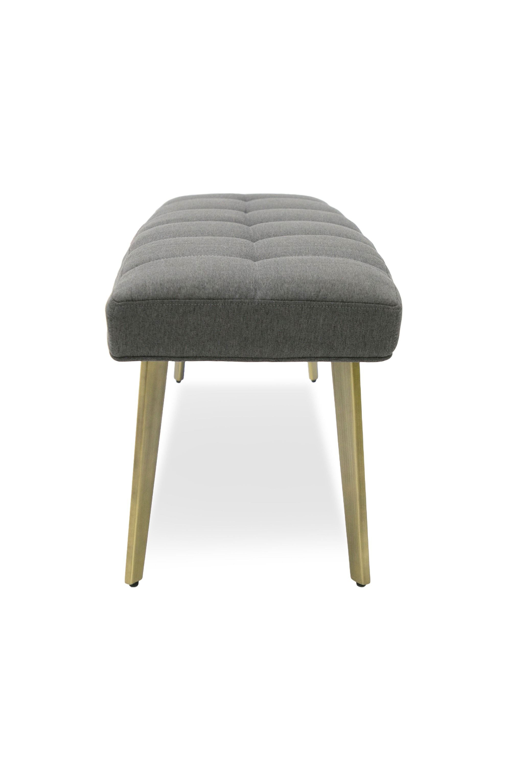 Gray Woven Fabric Bench | OROA Modern Cici | Oroa.com