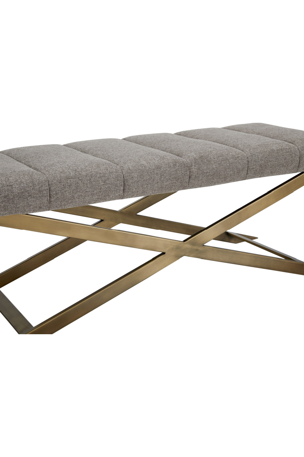 Gray Fabric Bench | OROA Modern Xane | Oroa.com