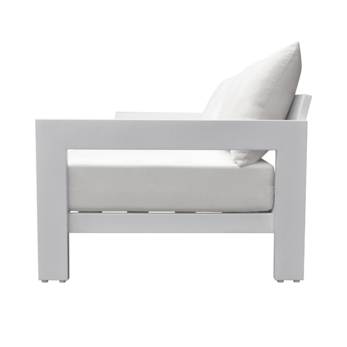 Aluminum-Framed Outdoor Lounge Chair – Wake – rear view