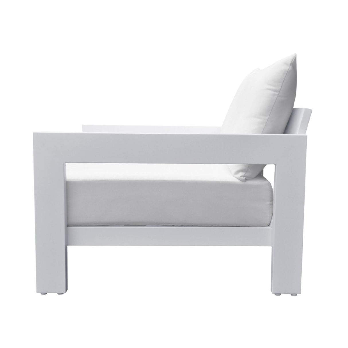Aluminum-Framed Outdoor Sofa – Wake – rear view