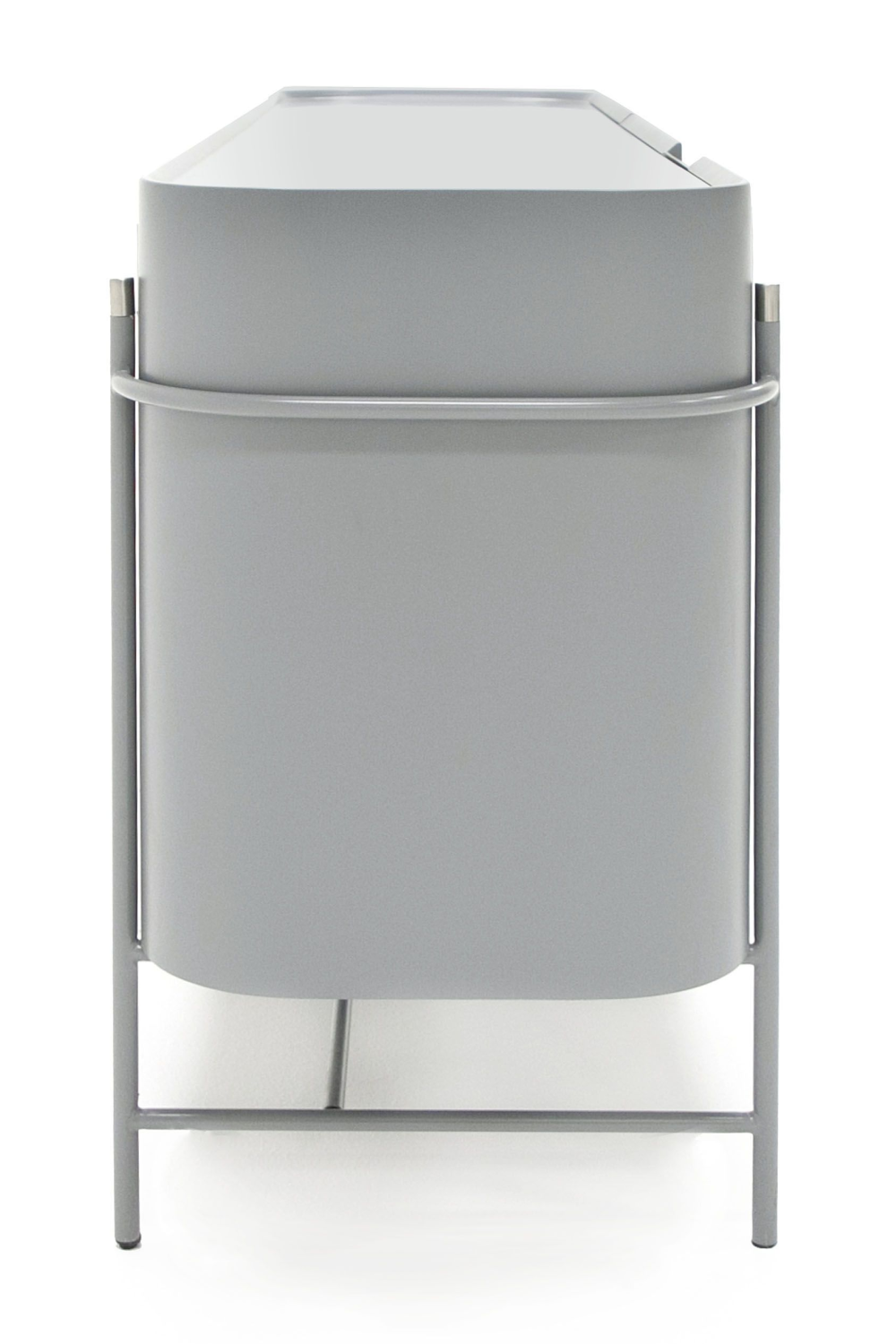 Matte Gray 3-Door Sideboard | OROA Modern Hadler | Oroa.com