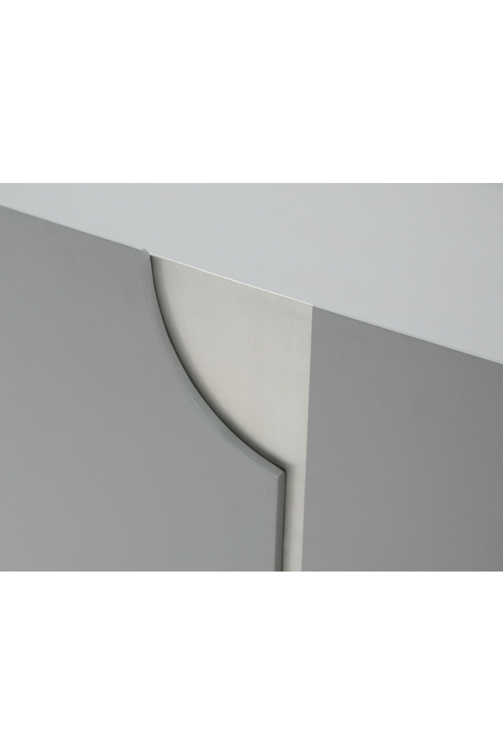 Matte Gray 3-Door Sideboard | OROA Modern Hadler | Oroa.com