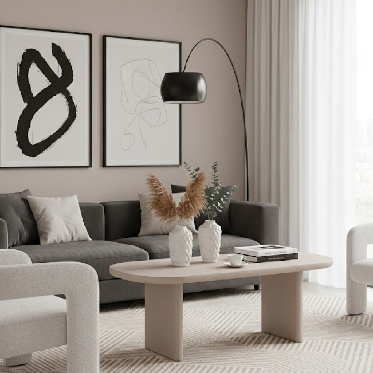 Gray Cement Coffee Table | OROA Modern Evermore | Oroa.com