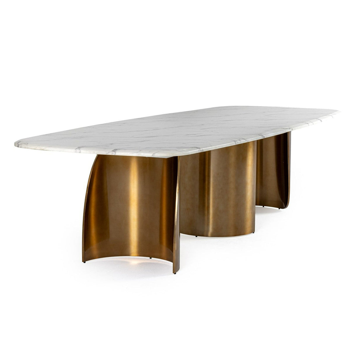 White Marble Dining Table – Reynold – alternate view 11
