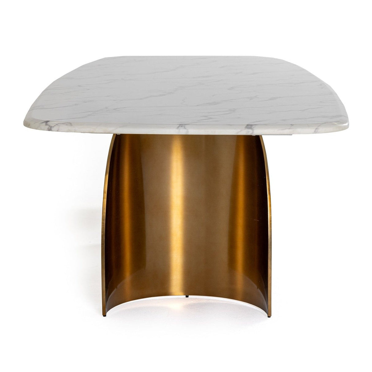 White Marble Dining Table – Reynold – alternate view 12