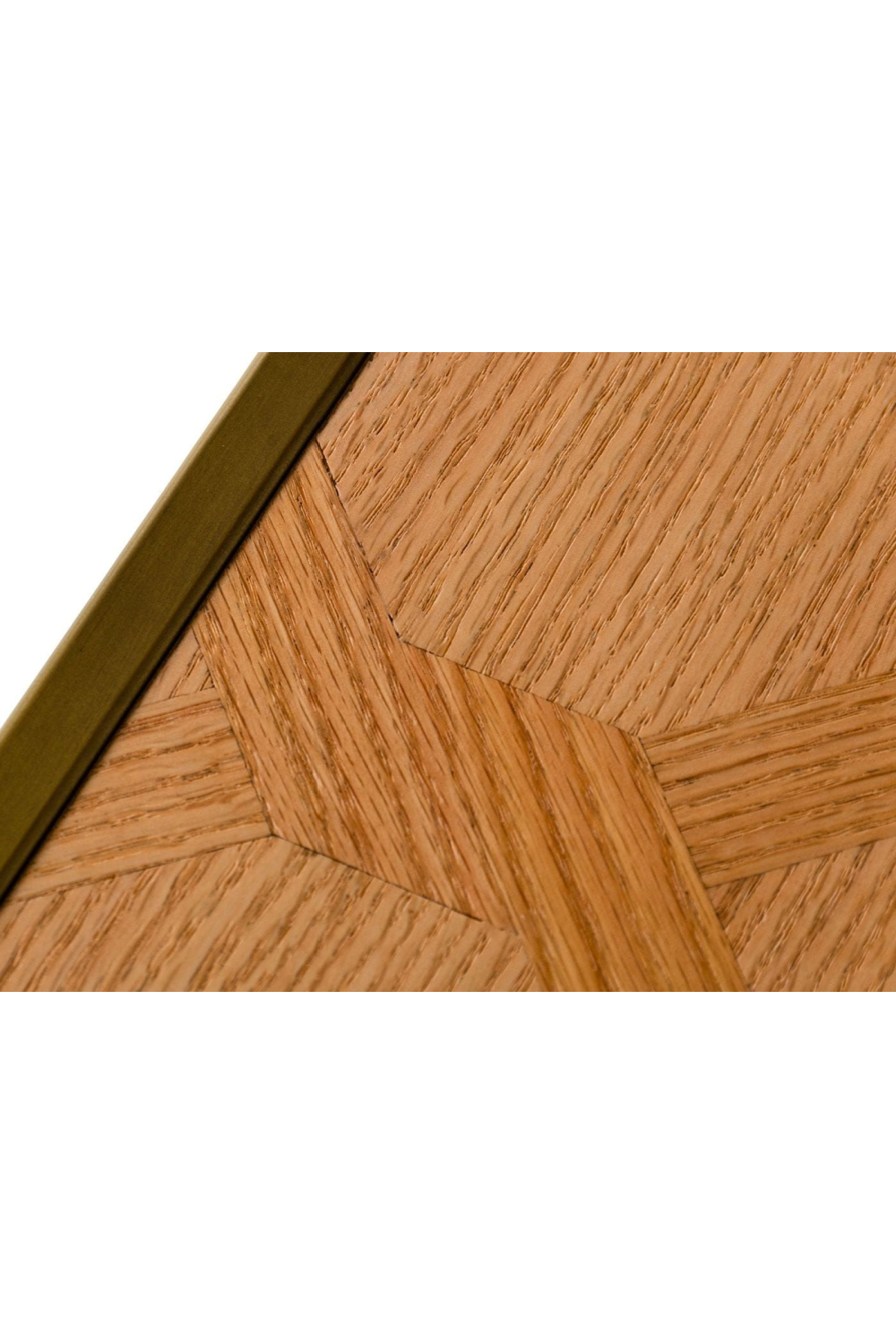 Brass-Framed Oak Bookshelf | OROA Modern Jessica | Oroa.com