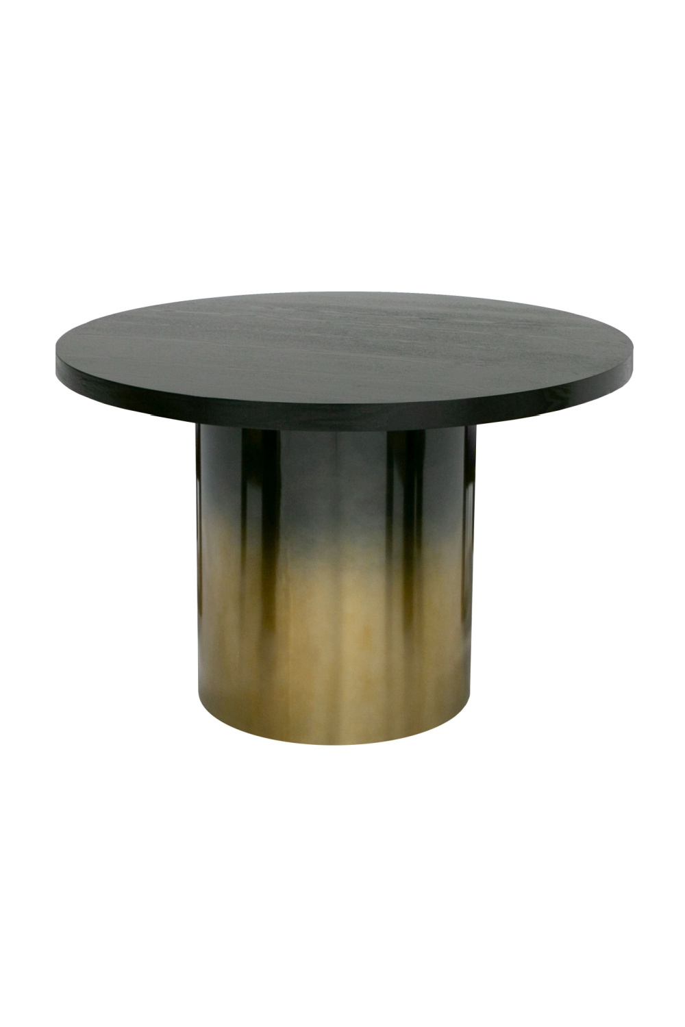 Black Ash Round Dining Table | OROA Modern Elmira | Oroa.com