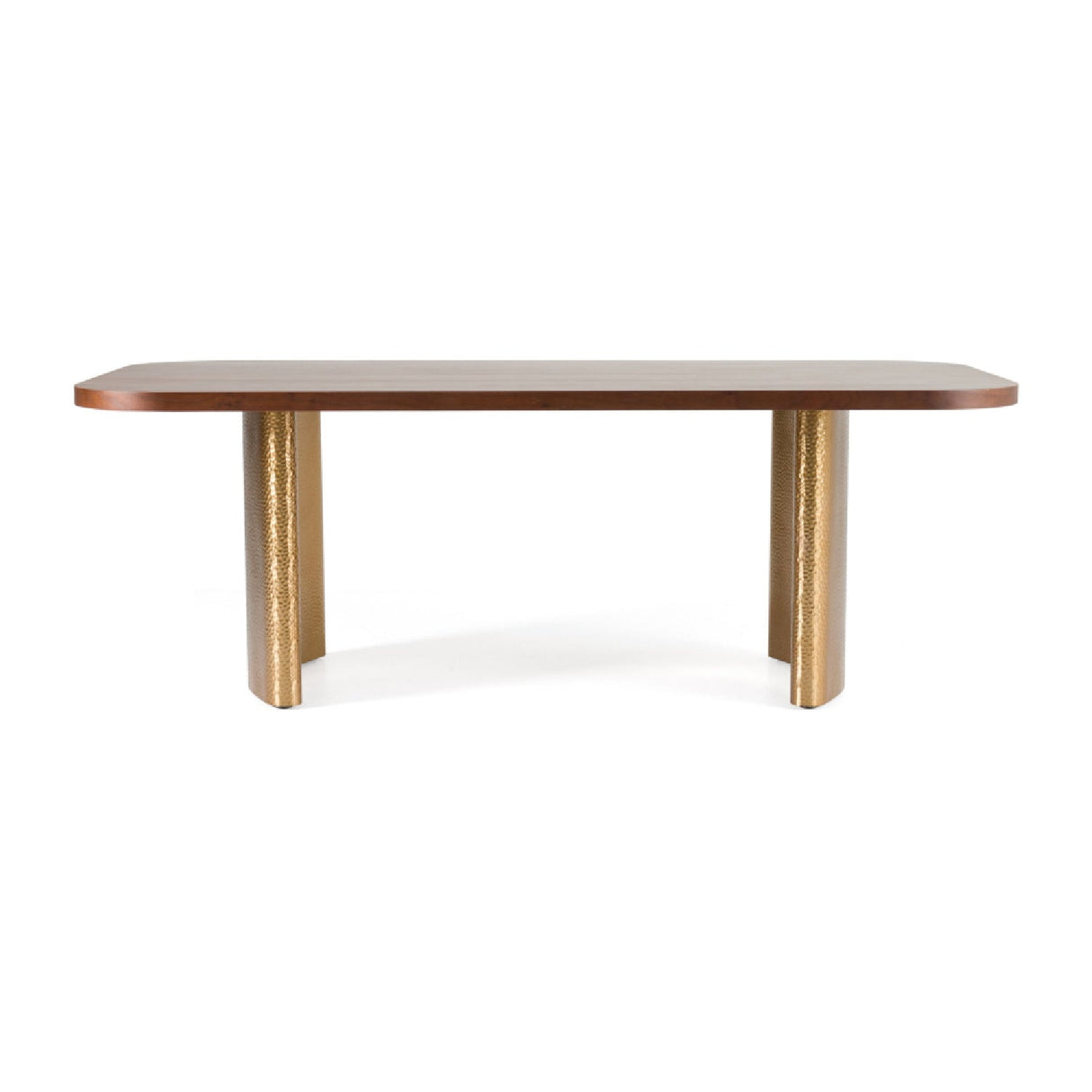 Wanut Veneer Dining Table – Marjorie – front view