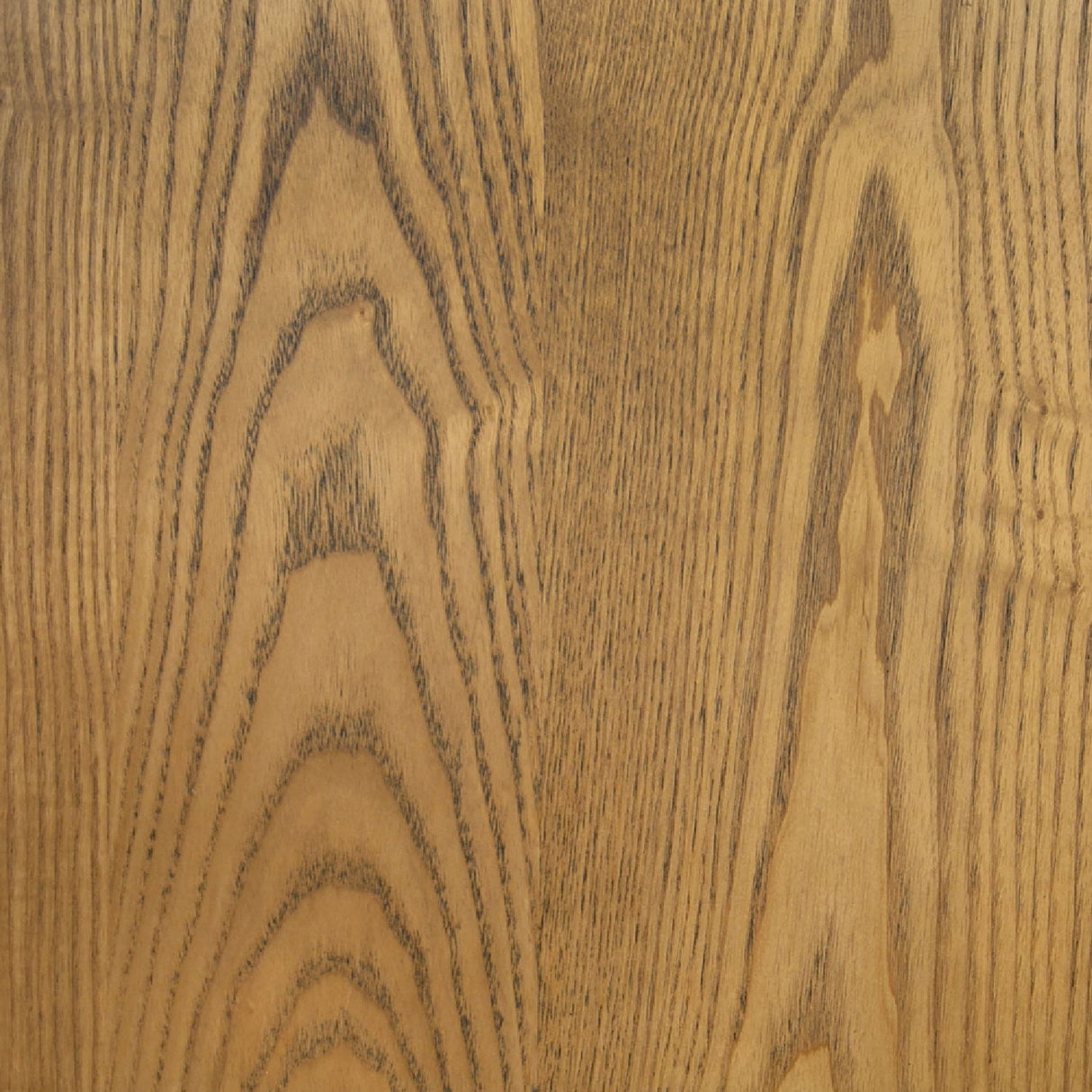 Reeded Walnut Round End Table – Espana – rear view