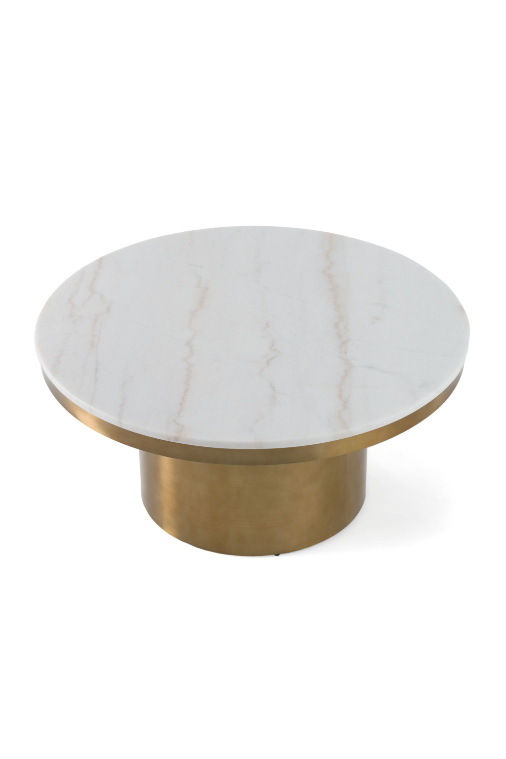 White and Gold Coffee Table | Oroa.com