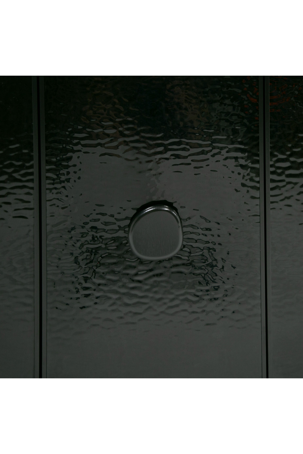 Black Wave Glass 4-Door Sideboard | OROA Modern Calexico | Oroa.com