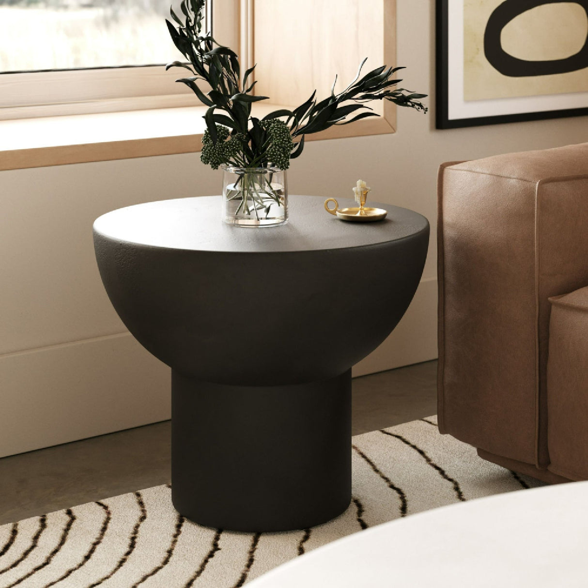 Round Terrazzo End Table – Fate – alternate view 13