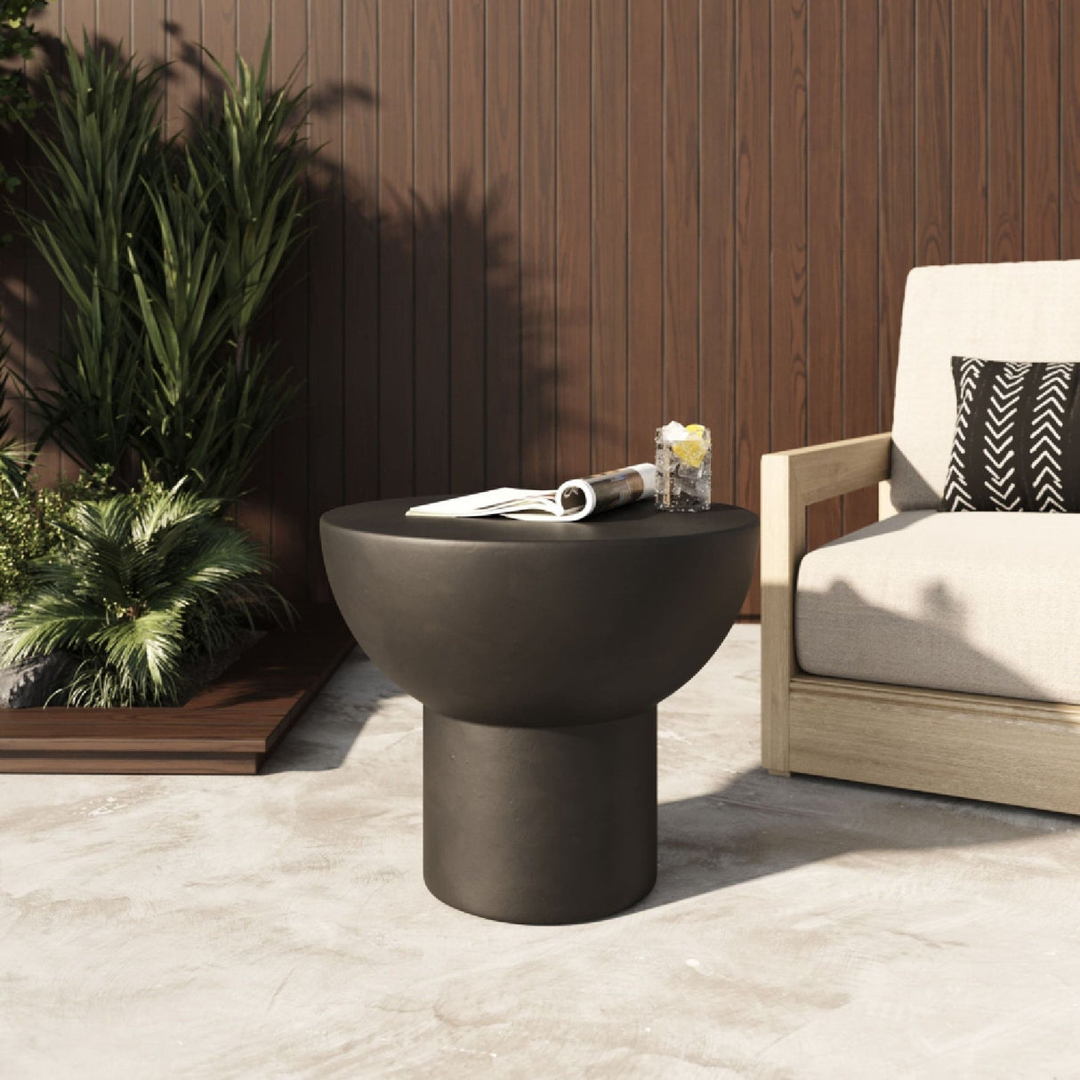 Round Terrazzo End Table – Fate – alternate view 11