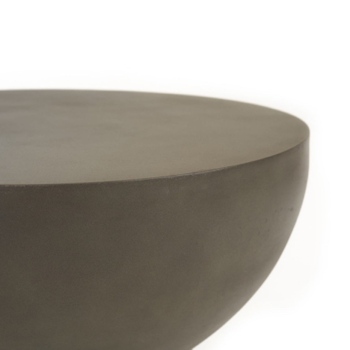 Round Terrazzo End Table – Fate – side view