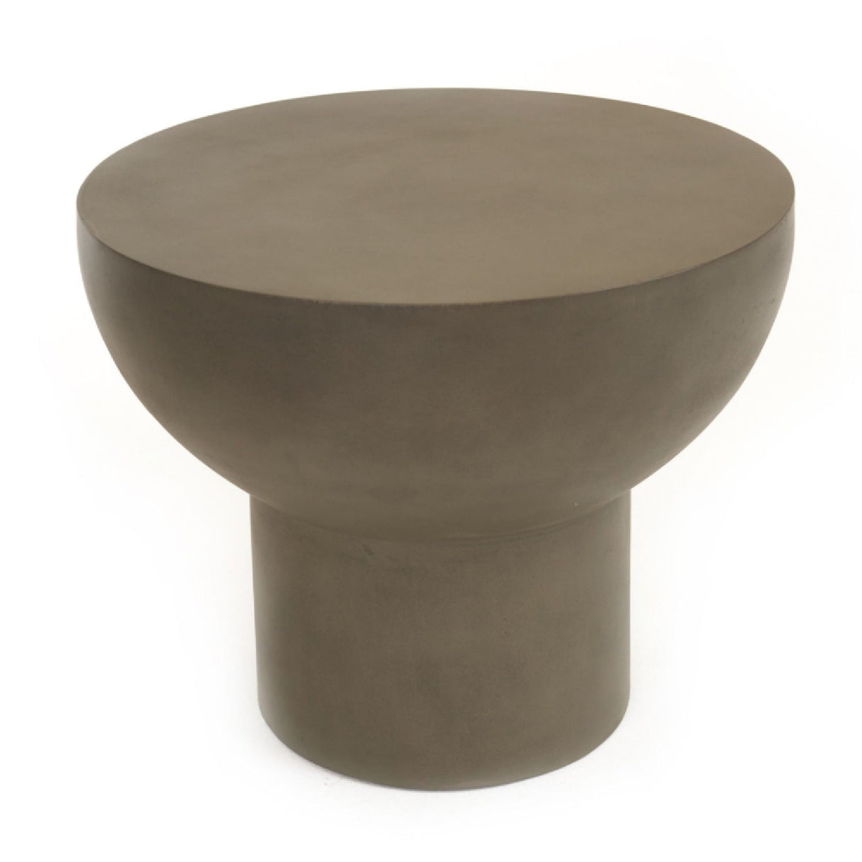 Round Terrazzo End Table – Fate – front view