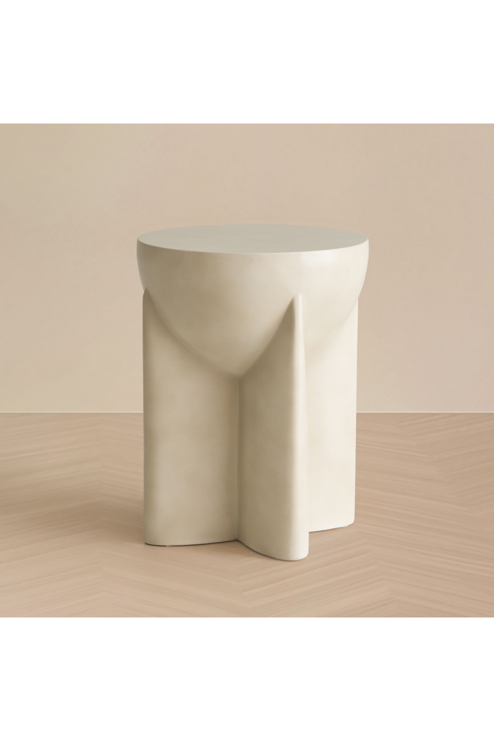 Concrete Round End Table | OROA Modern Elsa | Oroa.com