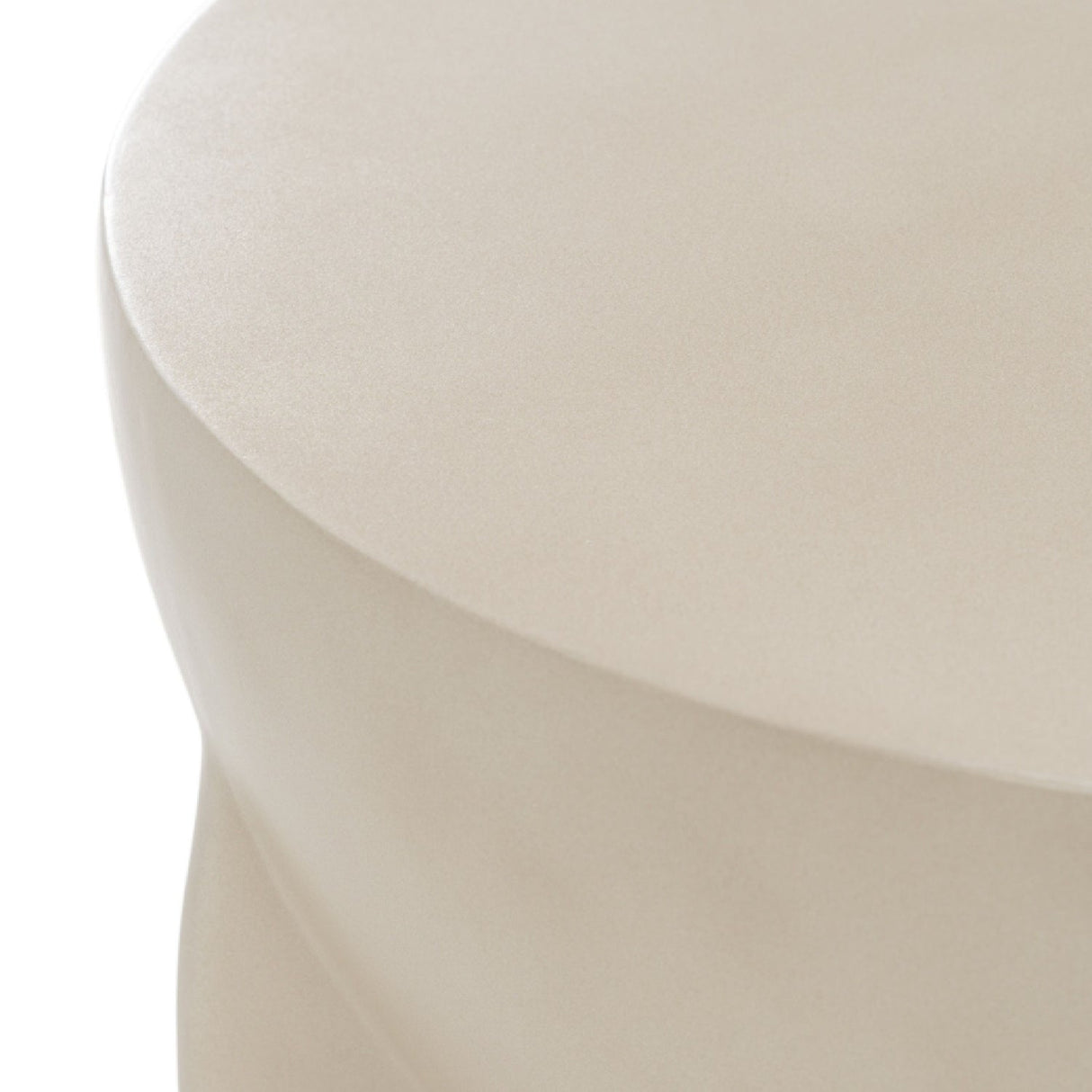 Concrete Round End Table – Elsa – alternate view 5