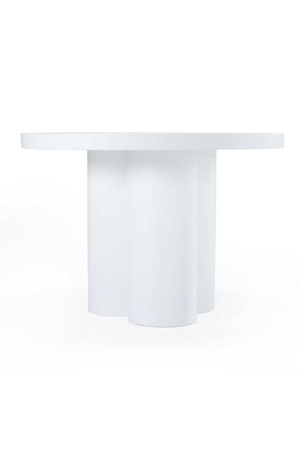 Round Concrete Dining Table – Bruni – front view