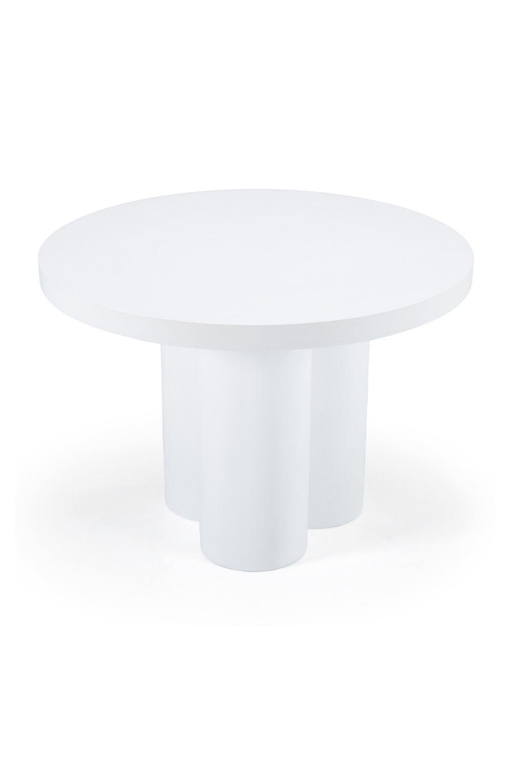 Round Concrete Dining Table – Bruni – side view