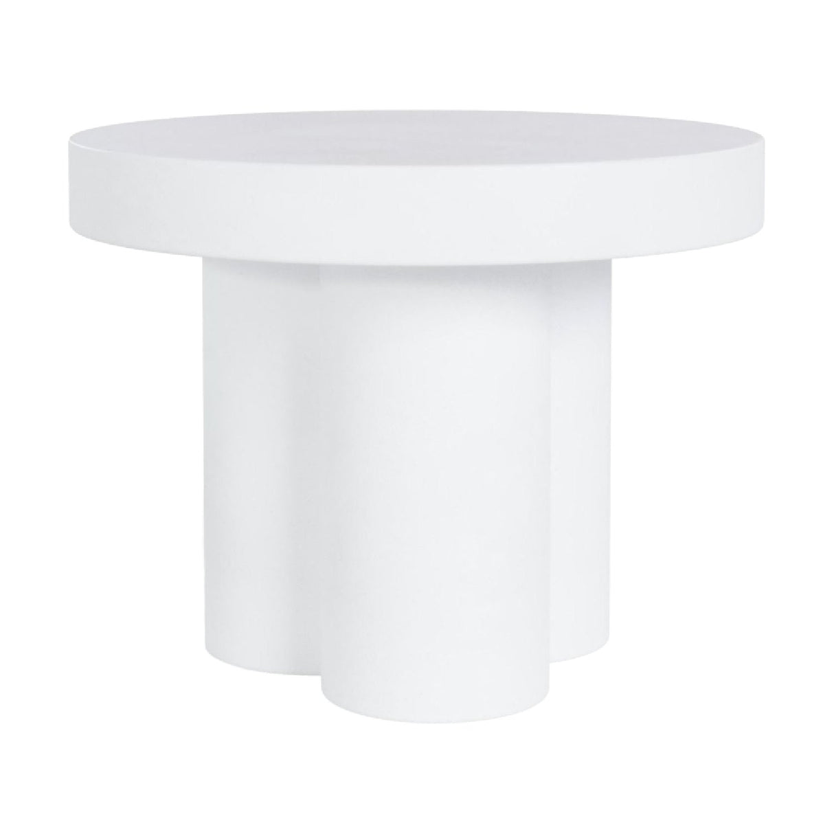 Concrete Round End Table – Bruni – front view