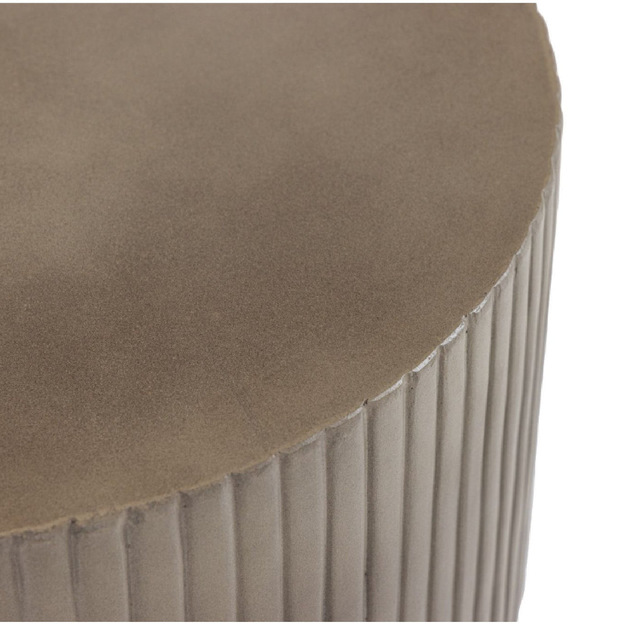 Concrete Round End Table – Gruver – alternate view 8